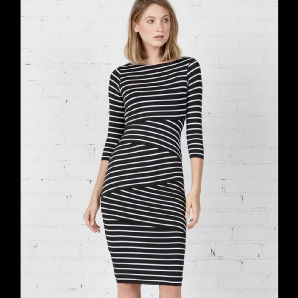 Anthropologie Bailey 44 mini striped bodycon dress XS